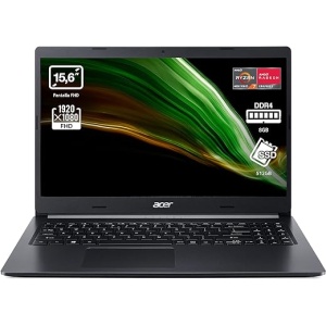 Acer Aspire 5 A515-44 - Portátil de 15.6" Full HD (AMD Ryzen 7 4700U, 8 GB de RAM, 512 GB de SSD, Gráficos AMD Radeon, Sin Sistema Operativo) en color negro - Teclado QWERTY...