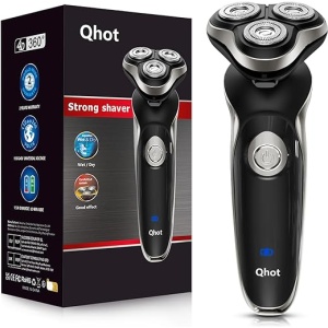 Afeitadora eléctrica 3 en 1 para hombres, para barba y rostro, afeitado en seco y húmedo (S3)