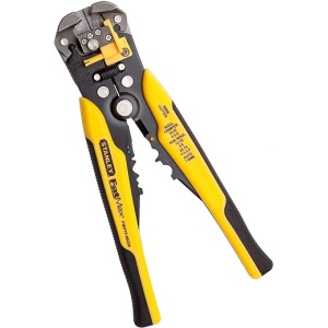 Alicate Pelacables Automático Fatmax de STANLEY FMHT0-96230, con Mango ergonómico de 20.3 cm, Agarre Fácil, Muelle de retorno, Rueda de sujeción y Apertura de mordaza de 0.2 a 6...
