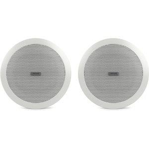Altavoces de Techo Audibax CM508L-BT con Bluetooth, 2 Altavoces Empotrables de 20 W, 5,25 Pulgadas, Rejilla Metálica, Altavoz Activo y Pasivo de 2