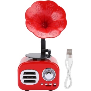 Altavoz Bluetooth Retro Ruiqas Mini con Gran Sonido para Reproducir Música en Ordenadores Portátiles y de Escritorio