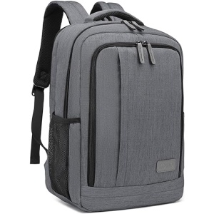 Amplia mochila para computadora portátil para hombre, ideal para uso casual, escolar, viajes, negocios y trabajo diario, resistente al agua y antirrobo, compatible con laptops...