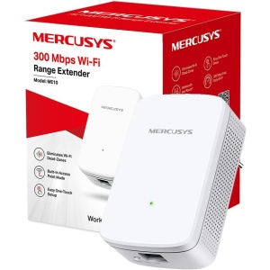 Amplificador de señal inalámbrica MERCUSYS ME10, repetidor WiFi de 300 Mbps, con botón WPS y fácil configuración, compatible con c, multicolor