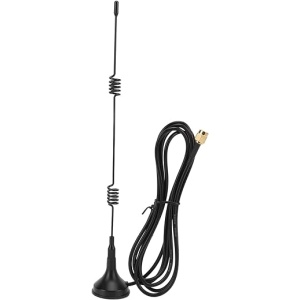 Antena de alta ganancia con ventosa y base magnética de 2,4G, interfaz SMA de cobre 8dbi 2400-2500mhz para reducir la interferencia en luces de señal