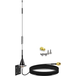 Antena de Módulo LoRaWAN Bingfu para Puerta de enlace Lora 868MHz 2dBi RP-SMA Macho con Soporte Fijo Exterior y Montaje en Pared para RAK Helio Hotspot, Módulo Bobcat Nebra HNT...