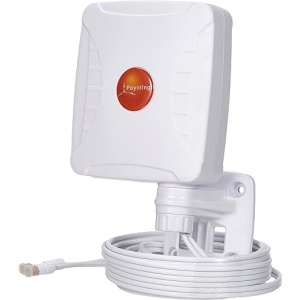 Antena exterior Poynting XPOL-1 V2 5G 3dBi Omni-Directional Cross Polarized LTE 2x2 MIMO, color blanco