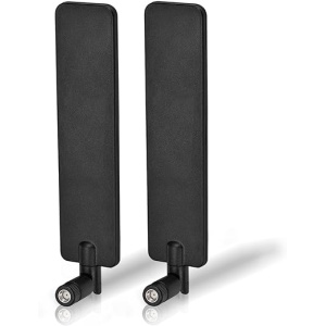 Antena WiFi 6E Tri-Band (2.4GHz, 5GHz y 6GHz) de Bingfu con 5dBi MIMO RP-SMA Macho para Router WiFi - Conexiones Rápidas e Inalámbricas en Hogares y Oficinas Inteligentes