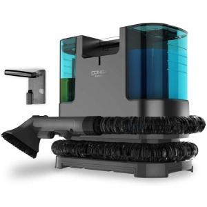 Aspiradora de Tapicerías Cecotec Conga Popstar 3000 CarpetClean L con 400 W de Potencia y 2 Depósitos: uno de Agua Limpia y otro de Agua Sucia, con Pulverizador de Agua y Radio...
