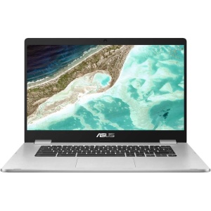 ASUS Chromebook Z1400CN-BV0306 - Laptop de 14" HD (Intel Celeron N3350, 4GB RAM, 32GB EMMC, Intel HD Graphics 500, Chrome OS) en color plata - Teclado QWERTY Español