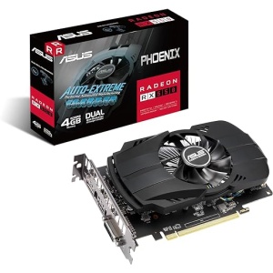 ASUS Radeon RX 550 EVO 4GB GDDR5 Tarjeta gráfica para Gaming Phoenix (PCIe 3.0, HDMI, DisplayPort, DVI-D, Rodamientos de Bolas Dobles, Auto-Extreme, Diseño Compacto)