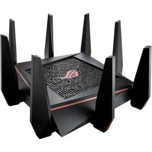 ASUS ROG Rapture GT-AC5300 - Router Gaming de Triple Banda con 8 Puertos Gigabit (2 Puertos para Juegos, Radar de Wifi, Aplicación de Gaming, Agregación de Enlaces, QoS...