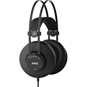 Auriculares de Monitorización AKG K52 de Rendimiento Alto con Diseño Cerrado, Negro
