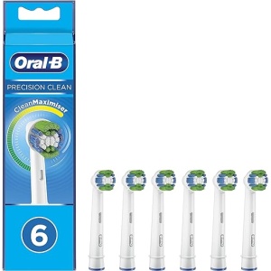 Cabezales de recambio Oral-B Precision Clean, pack de 6 unidades