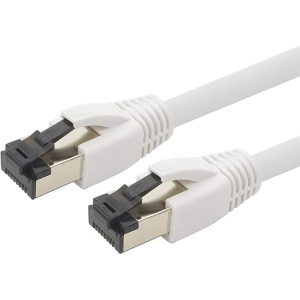 Cable de red Cat 8 de 1,5m - Blanco, 1 pieza