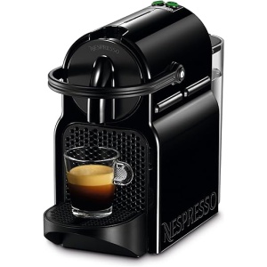Cafetera de cápsulas Nespresso Nespresso De'Longhi Inissia EN80.B, color negro, 19 bares, apagado automático e incluye pack de bienvenida con 7 cápsulas