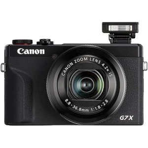Cámara Digital Canon PowerShot G7 X Mark III (20.1 MP, Pantalla táctil LCD de 7.5 cm, Pantalla abatible, WLAN, Zoom óptico 4.2x, Grabación 4K, Sensor CMOS) en color negro