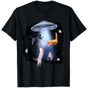 Camiseta con diseño divertido de gato