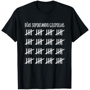 Camiseta con Frase Divertida Original de España - Sobreviviendo a Gilipollas