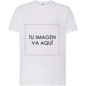 Camiseta de Hombre Personalizada de Manga Corta en Algodón al 98% con Impresión de Calidad - Elige tu Talla y Color Ideal