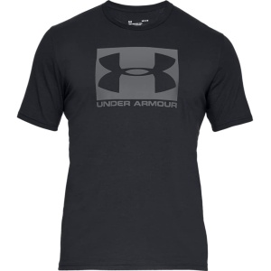 Camiseta de manga corta Under Armour UA Boxed Sportstyle para hombre, elegante y cómoda, ideal para el gimnasio y fitness, transpirable