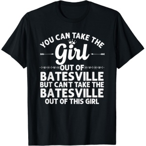Camiseta divertida de regalo con raíces en el hogar de una chica de BATESVILLE, MS MISSISSIPPI