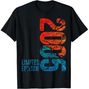 Camiseta divertida de regalo para 18 cumpleaños de niño o niña en 2005