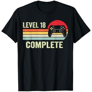 Camiseta divertida de regalo para el cumpleaños número 18 de hombre o mujer