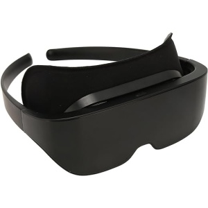 Cascos de realidad virtual con diseño ligero y miopía, almohadilla nasal ajustable, batería de 4000 mAh y gafas de realidad virtual 4K HD 3D para visualización de videos