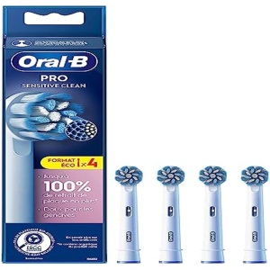Cepillos dentales eléctricos Oral-B Pro Sensitive Clean, paquete de 4 unidades