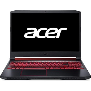 Computadora portátil Gaming Acer Nitro 5 de 15.6" FullHD (Intel Core i7-9750H, 8GB RAM, 1TB HDD+128GB SSD, Nvidia GTX1650-4GB, Linux) en color negro - Teclado QWERTY en español