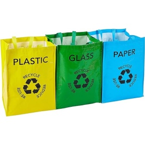 Conjunto de Bolsas de Reciclaje Premier Housewares (3 Unidades), en varios colores