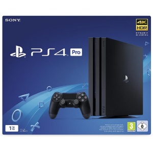 Consola de Videojuegos Sony PlayStation 4 Pro Negro 1TB con Wifi - Videoconsolas (Color Negro, 8192 MB de RAM, GDDR5, Procesador AMD Jaguar)