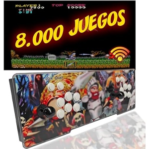 Consola Pandora con Wi-Fi: 8000 juegos, Procesador Amlogic S812, Amplia variedad de juegos 2D y 3D hasta PSP, Función de guardado, Acceso a tienda en línea, Capacidades de...
