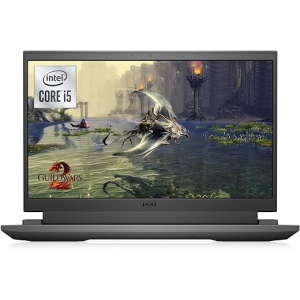 Dell Gaming G15 5510 - Laptop Gaming de 15,6'' FullHD 120Hz (Intel Core i5-10500H, 8 GB de RAM, 512 GB de SSD, NVIDIA GeForce GTX 1650, Windows 10) en color plata - Teclado QWERTY