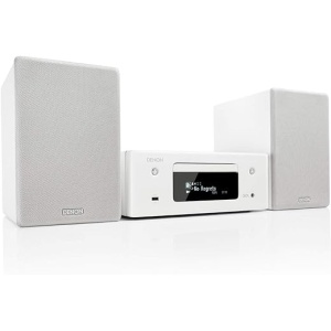 Denon Ceol/N10 - Equipo de música en red con conexión Wi-Fi, Color Blanco