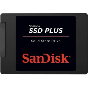 Disco de estado sólido interno SanDisk SSD PLUS de 240 GB SATA III de 2.5 pulgadas, hasta 530 MB/s, color negro