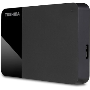 Disco Duro Externo Portátil Toshiba Canvio Ready de 4TB, 2,5 Pulgadas, USB 3.2 Gen 1 de Alta Velocidad, Compatible con Microsoft Windows 7, 8 y 10, en color Negro (HDTB410EK3AA)