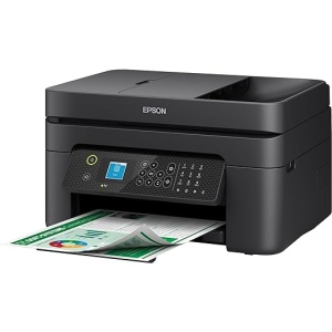 Epson Workforce WF-2930DWF - Impresora Multifuncional A4 con Impresión a Doble Cara (duplex), Fax, Alimentador Automático de Documentos, WiFi, Pantalla LCD e Impresión Móvil, Negra