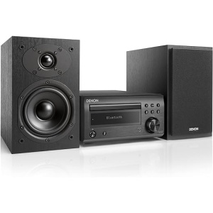 Equipo de audio para el hogar Denon D-M41 60W en color negro con microcadena (sistema de audio para el hogar, Negro, 60 W, Dos vías, Altavoz de 12 cm, Grosor de 2,5 cm)