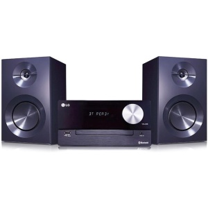 Equipo de sonido LG CM2460 con potencia de 2x50W, altavoces de 2 vías, frecuencia de 80 Hz-20 kHz, entrada USB, reproducción de CDs y USBs, sintonizador de radio FM, efectos de...