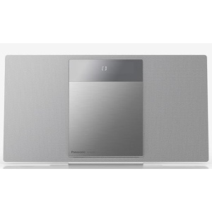 Equipo de sonido Panasonic SC-HC410EG-S para el hogar con 40 W de potencia, Space Tune de Technics, Bluetooth, USB Dual, sintonizador de FM, entrada AUX 3.5 mm, montaje en...