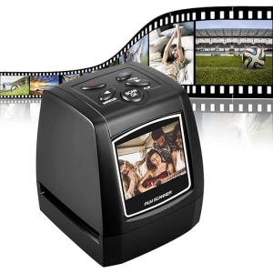 Escáner de película DIGITNOW! para 35mm Negativos y Diapositivas con pantalla LCD de 2,4 pulgadas, Alta resolución, No necesita PC ni software de conversión