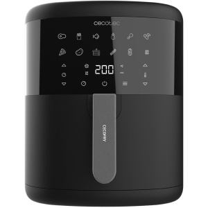 Freidora de Aire Caliente Cecotec Cecofry Bombastik 6000 sin Aceite de 6 L. 1700 W, Tecnología PerfectCook, Control Táctil, 12 Modos, Temporizador y Regulación de Temperatura