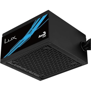 Fuente de alimentación Aerocool LUX de 650W, 230V, certificación 80Plus Bronze con eficiencia del 88%