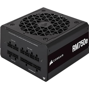 Fuente de Alimentación Corsair RM750e (2023) Totalmente Modular de Bajo Ruido para ATX - Compatible con ATX 3.0 y PCIe 5.0 - Eficiencia 80 Plus Gold - Modo de Espera Soportado