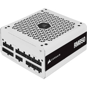 Fuente de Alimentación Corsair RM850 2021, RM Series, 850 Watts 80 Plus Gold Totalmente Modular, Conectores Triples EPS12V, Bajo Nivel de Ruido, Modo Zero RPM, Condensadores de...