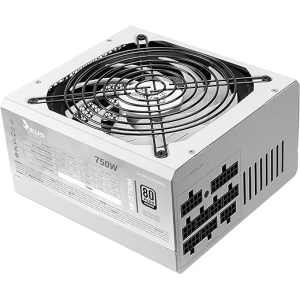 Fuente de Alimentación Full Modular Mars Gaming MPZE750M de 750W, Garantía de 10 años, Eficiencia 80Plus Silver +87%, Ventilador 140mm FDB con Tecnología AI-RPM, Condensadores