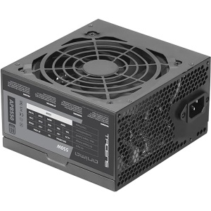 Fuente de Alimentación para PC ATX 550W Tacens Anima APB550, Eficiencia 80Plus Bronze, SMD 85%, Ventilador 12cm Ultra-silencioso, Color Negro