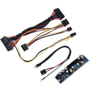 Fuente de Alimentación PC Bewinner DC 12V 120W con Conector ATX/DC de 24 Pines para Computadoras Mini, HTPC, POS,