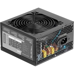 Fuente de Alimentación Tacens Anima APIII500 para PC, ATX 500W, Eficiencia Bronze 85%, Tecnología SMD 12V, Ventilador Ultra-silencioso de 12cm, Color Negro